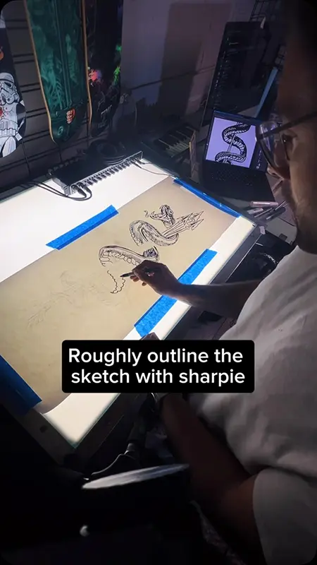 Cory Paints for Arrows Up