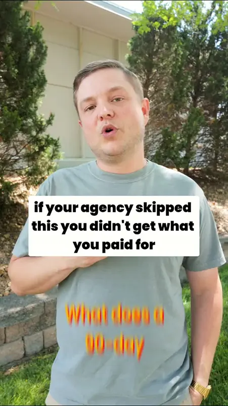 If your agency skipped this you didn't get what you paid for